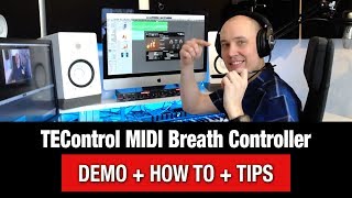 Video thumbnail for How to use a MIDI Breath Controller? (TEControl BBC2) by Mikael Baggström