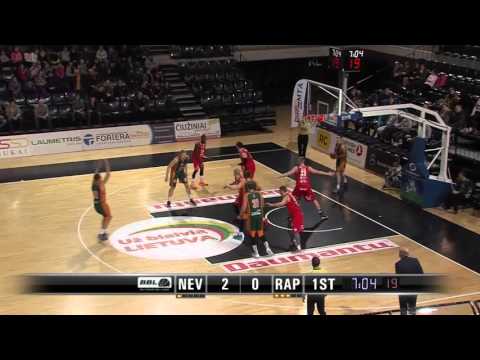 BBL rungtynės: "Nevėžis" - "Rapla" 2016-01-12