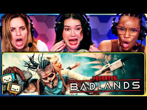 PREDATOR: BADLANDS Movie Reaction! | First Time Watch | Dimitrius Schuster-Koloamatang, Elle Fanning