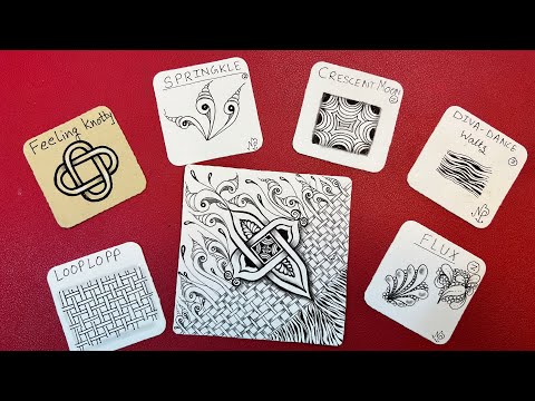 How to Create Beautiful Zentangle Art: Let's Tangle Together #61 with CZT