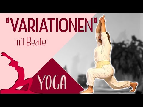 Yogastunde "Variationen" Yoga Vidya mit Beate - Mittelstufe Grundreihe Live 09:15 - 11.10.2020