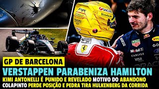 VERSTAPPEN PARABENIZA HAMILTON! KIMI ANTONELLI É PUNIDO !? E MOTIVO BIZARRO DO ABANDONO DO NICO
