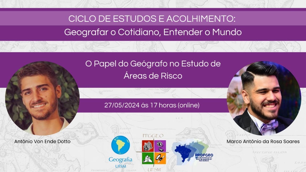 Ciclo de Estudos e Acolhimento: Geografar o Cotidiano, Entender o Mundo - Roda de Conversa 1