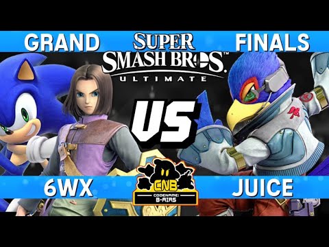 Smash Ultimate Tournament Grand Finals - 6WX (Hero / Sonic) vs Juice (Falco) - CNB 199
