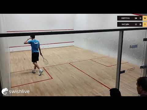 2024 FIR RACKETLON WORLD CHAMPIONSHIPS QUARTER FINAL GRIFFITHS VS RAT/JØN