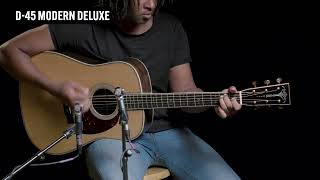 Video thumbnail for NEW Martin Guitars | D-45 Modern Deluxe by Martin Guitar Switzerland