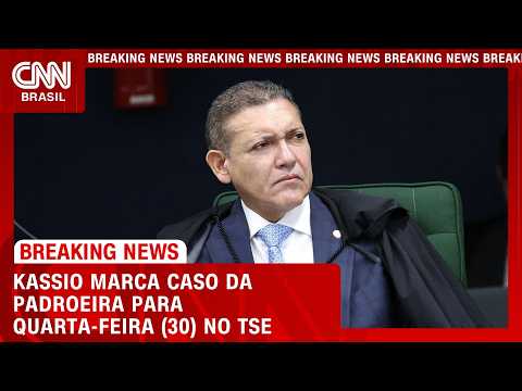 Kassio marca caso da padroeira para quarta-feira (30) no TSE | CNN PRIME TIME