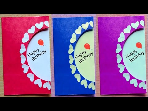 Birthday Special Greeting Card|Easy Greeting Card making@Bhagya'sArt&Craft