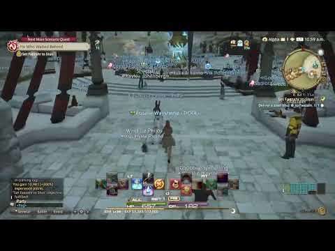 FINAL FANTASY XIV SOLO PLAYTHROUGH #150: BLACKSMITH LEVEL 35 CLASS QUEST