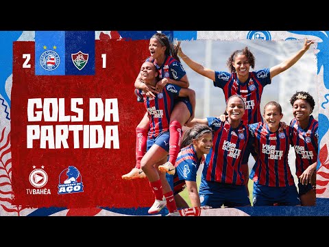 Gols e lances de Bahia x Fluminense