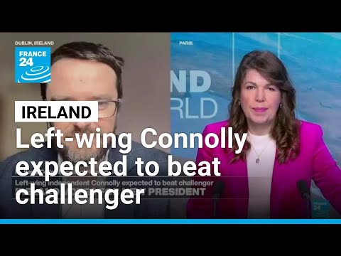 Ireland votes for new president: Left-wing independent Connolly expected to beat challenger