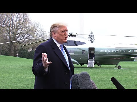 President Donald Trump headed to California on Friday in a renewed push to make border security a central campaign issue for his 2020 re-election. Trump also denied that he changed his mind about shutting down the border with Mexico. (April 5)