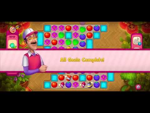 Gardenscapes Challenge Level 9717 No Boosters