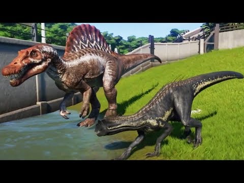 INDORAPTOR Vs SPINOSAURUS - Jurassic World Evolution