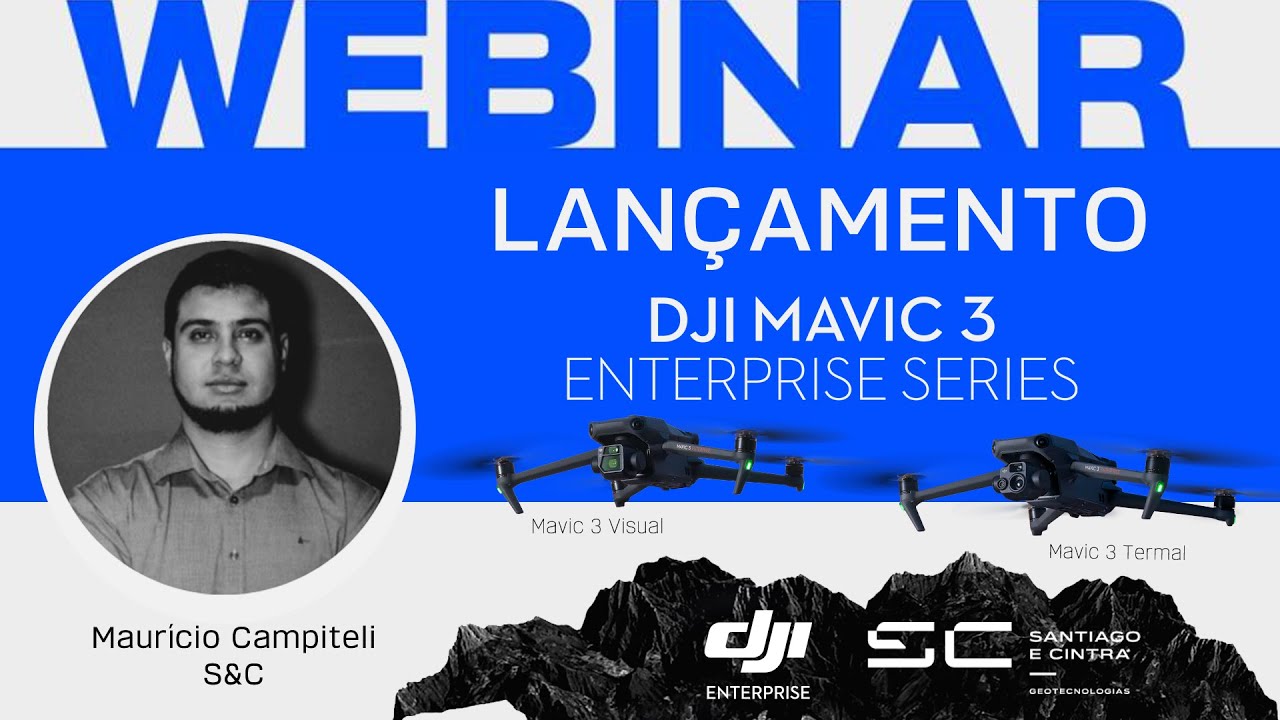 Webinar de Lançamento do novo DJI Mavic 3 Enterprise Series