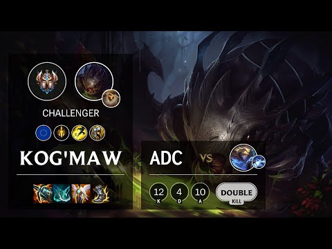 Kog'Maw ADC vs Ezreal - EUW Challenger Patch 11.8