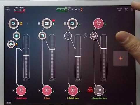 BLEASS Alpha Synth 1.2. demo and tutorial (along with other BLEASS Apps within AUM)
