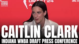 Caitlin Clark Reacts to Being Drafted Into WNBA, Playing in Indiana, Future Rivals & Aliyah Boston