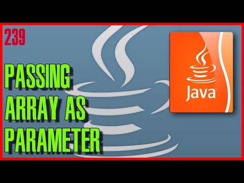 Java Exercises How To Pass Array As A Function Parameter