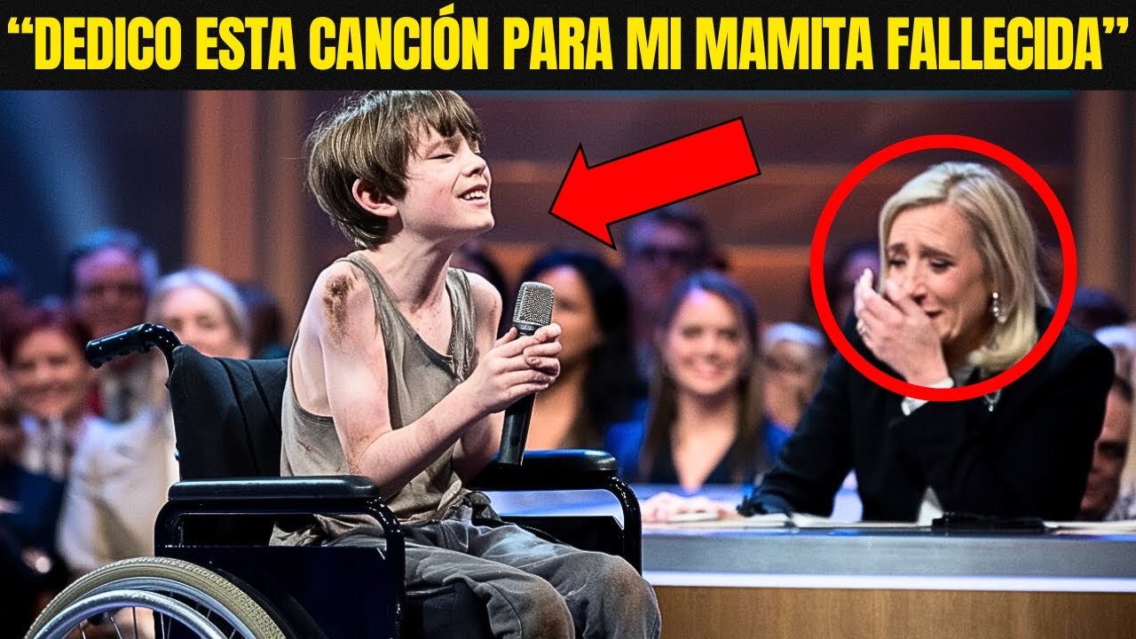 Niño Mendigo En Silla De Ruedas Canta En TV Y Emociona A Todos; Nadie Puede Contener Las Lágrimas...