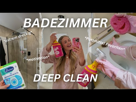 BADEZIMMER DEEP CLEAN 🧽  *extrem dreckig*