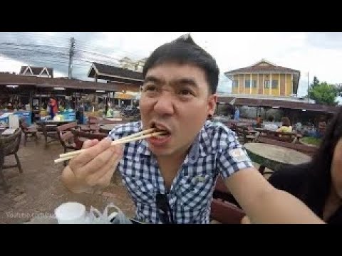 Mercado noturno de Luang Namtha, Laos