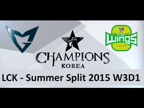 SSG vs JAG LCK Champions Summer Split 2015 W3D1 Samsung vs Jin Air Green Wings game 1 highlights
