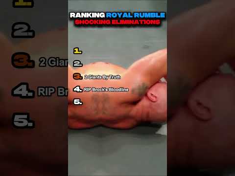 Ranking Royal Rumble Most Shocking Eliminations