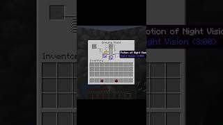 How to make potions of night vision and invisibliity in minecraft #shorts #Bloodly #BloodlyYT