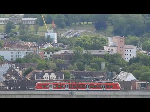 RB 11 (Kornwestheim nach Stuttgart-Untertürkheim) auf dem Viadukt Stuttgart-Münster