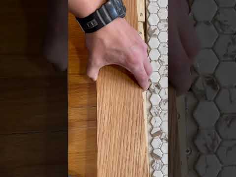 Tile to hardwood transition