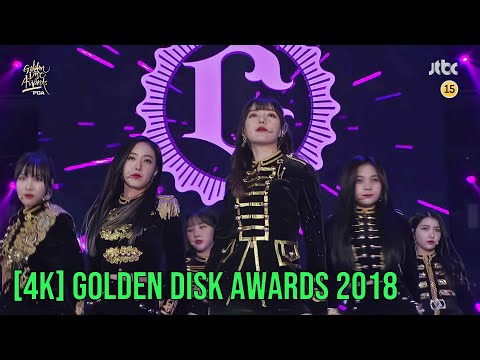 [ 4K LIVE ] GFRIEND - Fingertip - (180110 JTBC 32nd Golden Disk Awards 2018)