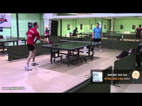 SPINLORD Irbis max: FH smash is precise and deadly. Table tennis technique