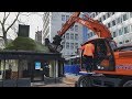 Sloop paviljoentjes Stadhuisplein van start