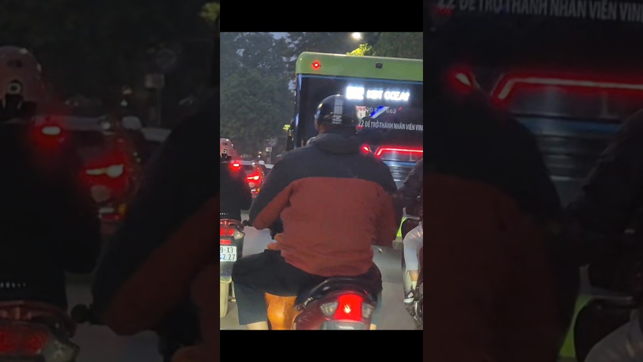 하노이 도로  퇴근길 풍경(The Hanoi Rush Hour Scene)