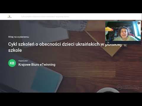 2022 04 19 Cykl szkoleń o obecności dzieci ukraińskich w polskiej szkole (dr Beata Jędryka)