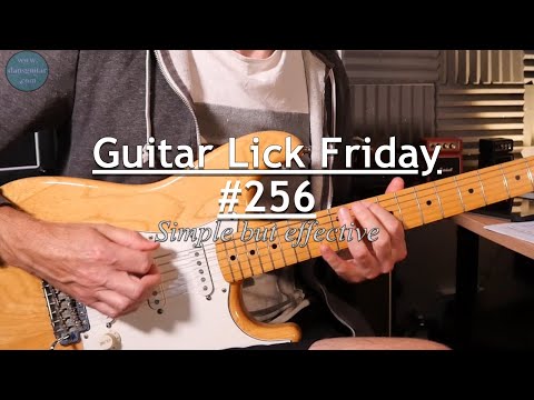 Lick Friday Week 256 - Simple but effective use of speed lick in Em.