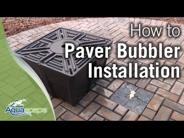 Aquascape's Paver Bubbler Fountain Kits