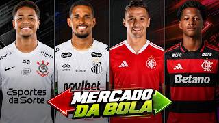 +24 TRANSFERÊNCIAS E RUMORES DO MERCADO DA BOLA DO FUTEBOL BRASILEIRO E EUROPEU