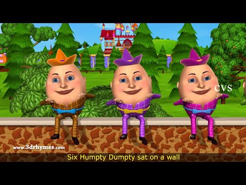 Humpty Dumpty Nursery Rhyme – 3D Animation English Rhymes for children