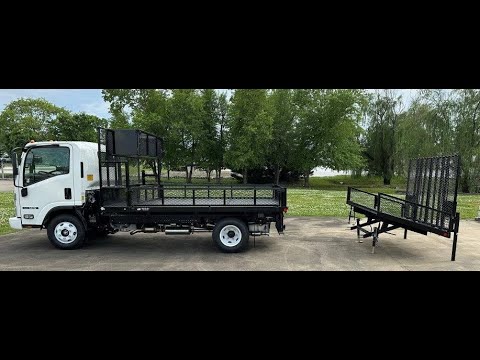 Isuzu NPR Landscape Install and Maintenance Removeable Ramp - How To Detach the Ramp