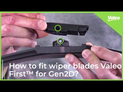 How to fit car wiper blades Valeo First™ for Gen2D? | Valeo Service