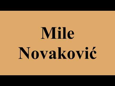 Mile Novaković