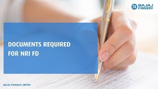 Documents Required for Bajaj Finance NRI Fixed Deposit