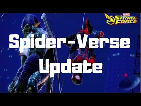 New Update Spider-Verse Spider Man Miles Morales & Green Goblin - Marvel Strike Force MSF