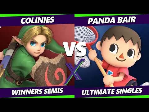 S@X 380 Online Winners Semis - colinies (Young Link) Vs. Panda Bair (Villager) Smash Ultimate - SSBU