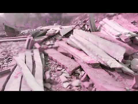 Grey sandstone boundry pillars