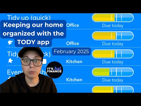 Using the TODY app to keep our home organized