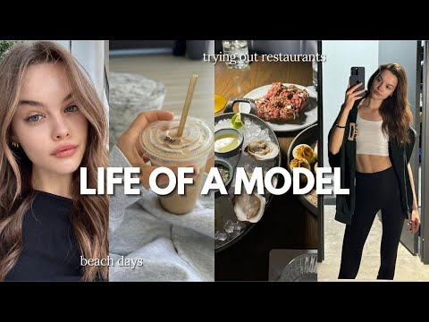 Life of a model📍Miami | beach days, trying out restaurants, cute outfits & going out
