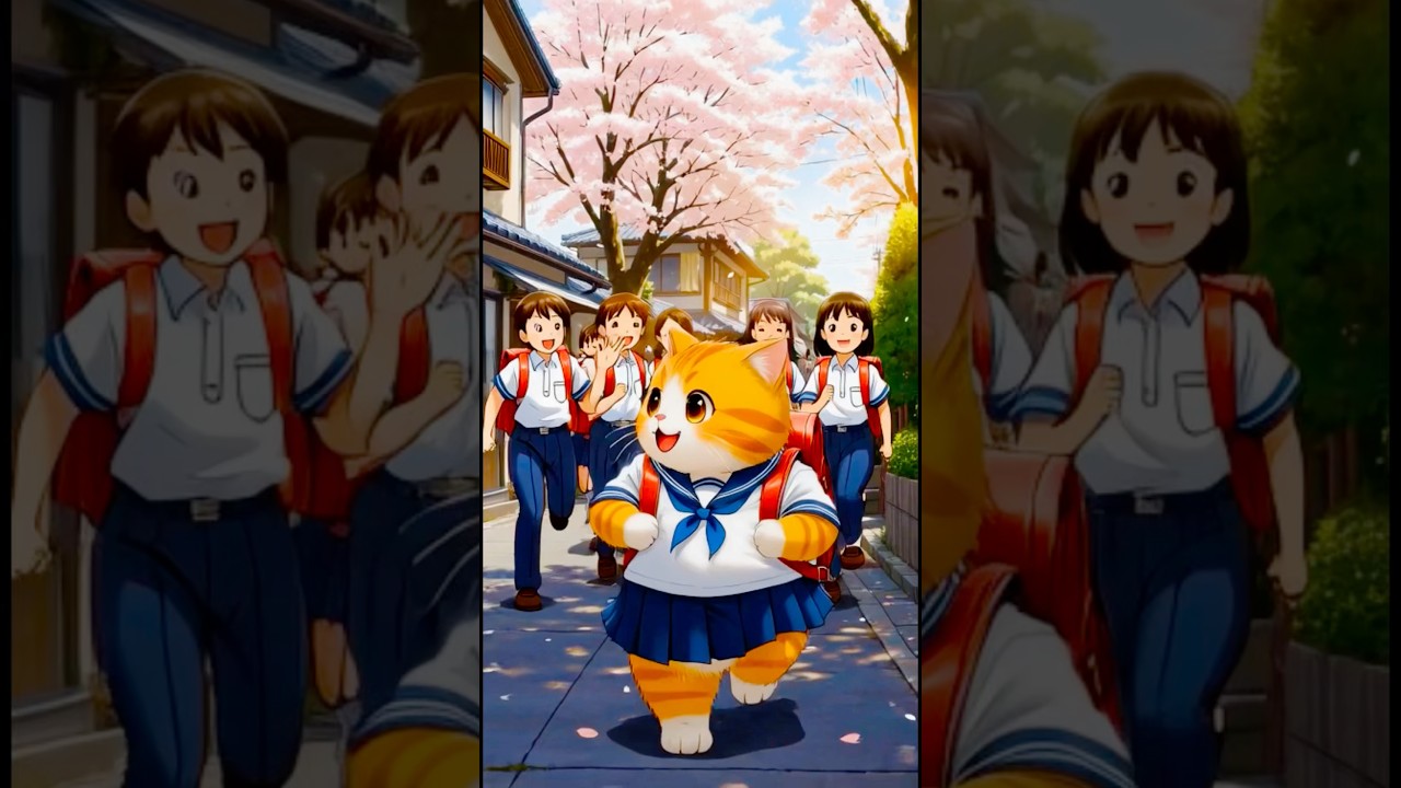 Today I am going to Japanese school😄 #foryou #cat #shots